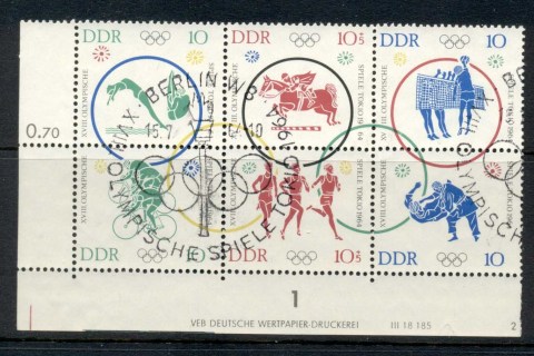 Germany-DDR-1964-Summer-Olympics-Tokyo-blk-FU