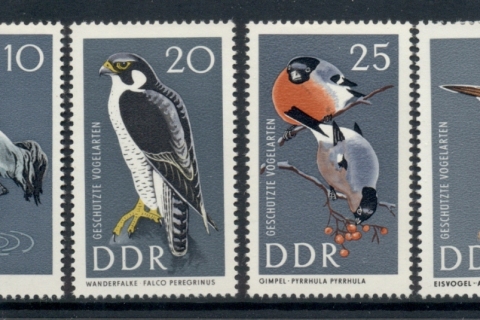 Germany-DDR-1967-Protected-Birds-MLH
