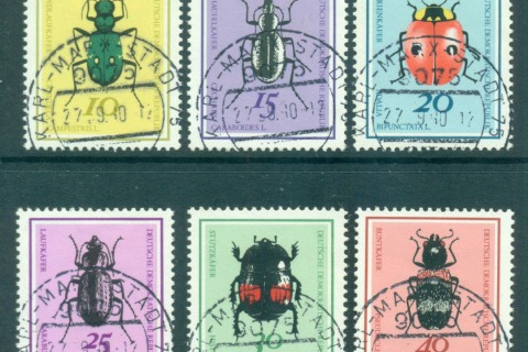 Germany-DDR-1968-Insects-CTO-lot57580