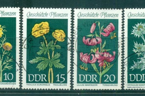 Germany-DDR-1969-Protected-Plants