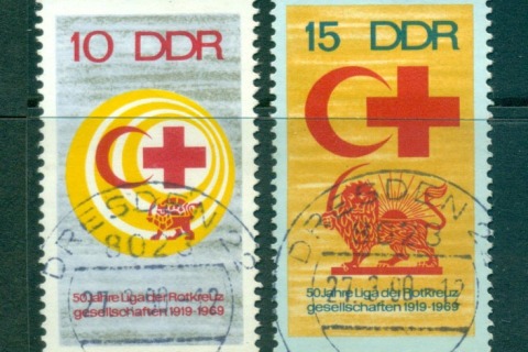 Germany-DDR-1969-Red-Cross-CTO-lot57593