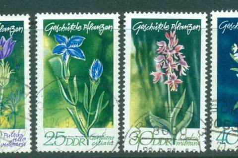Germany-DDR-1970-Protected-Plants