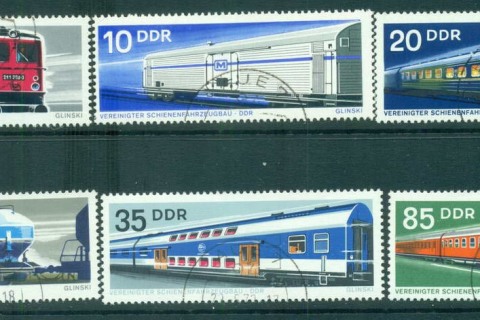 Germany-DDR-1973-Trains-CTO-lot57711