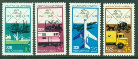 Germany-DDR-1974-UPU-centenary-MUH