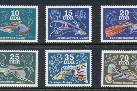 Germany-DDR-1976-Aquarium-Fish-MUH