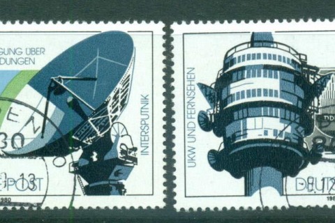 Germany-DDR-1980-Telecommunications-CTO-lot57911