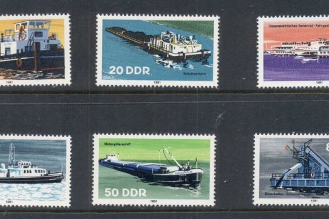 Germany-DDR-1981-Ships