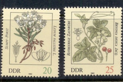 Germany-DDR-1982-Poisonous-Plants-MUH
