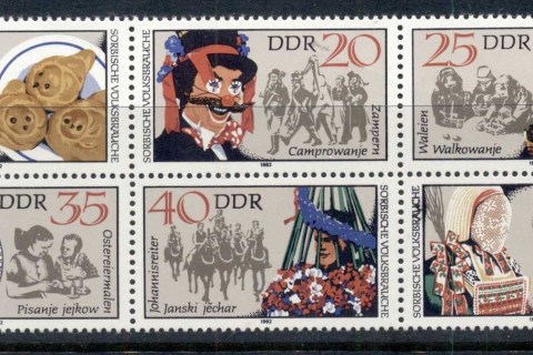 Germany-DDR-1982-Sorbian-Folklore-MUH