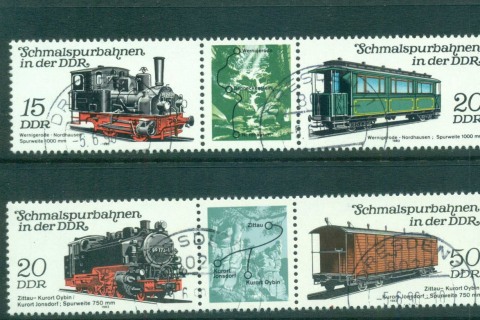 Germany-DDR-1983-Railroads-CTO-lot58009