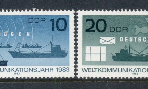 Germany-DDR-1983-World-Communications-Year-MUH