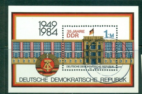 Germany-DDR-1984-Privy-Council-Building-MS-CTO-lot58043