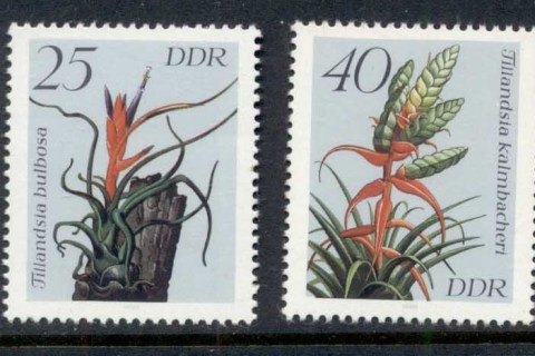 Germany-DDR-1988-Flowering-Plants-MUH