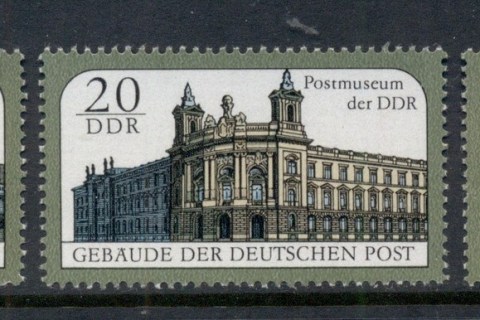Germany-DDR-1988-Postal-Buildings-MUH