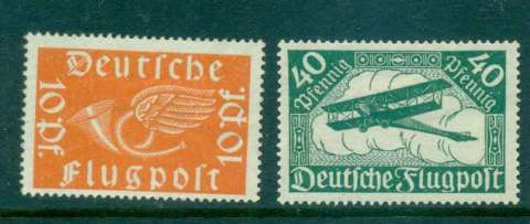 Germany-Reich-1919-Air-mail-MNG-MH-lot43744