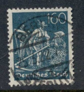 Germany-Reich-1921-160pf-Wmk-Lozenge-FU