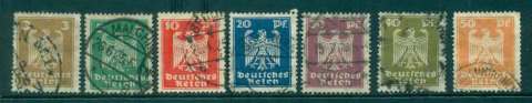 Germany-Reich-1924-25-German-Eagle-FU-lot43726