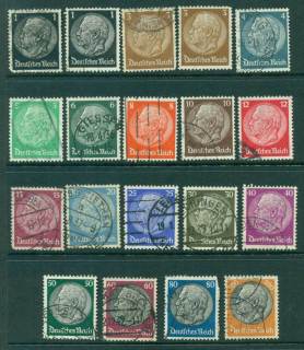 Germany-Reich-1933-36-Hindenburg-Asst-19-Lot26581