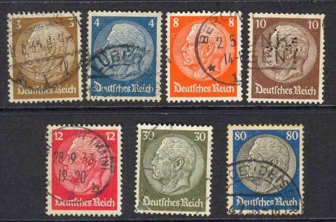 Germany-Reich-1933-Hindenburg-Asst-FU-Lot12625