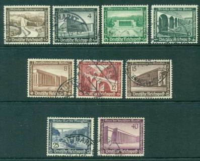 Germany-Reich-1935-Pictorials-9-FU-Lot26656