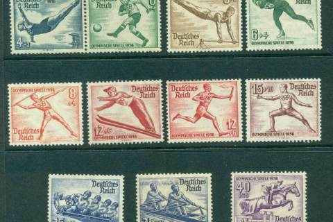 Germany-Reich-1935-Summer-Olympics-MH-Lot26638