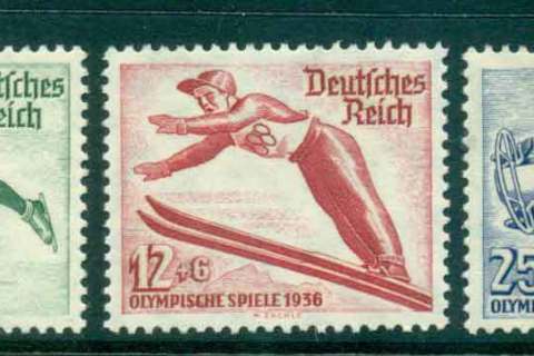 Germany-Reich-1936-Winter-Olympics-MH-lot44629