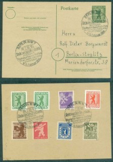 Germany-Berlin-Brandenburg-1945-Berlin-Bear-on-PS-card-lot70509