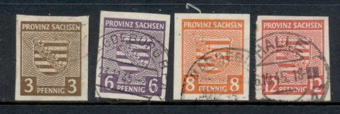 Germany-Soviet-Zone-Saxony-Province-1945-46-Arms-Asst-IMPERF-FU