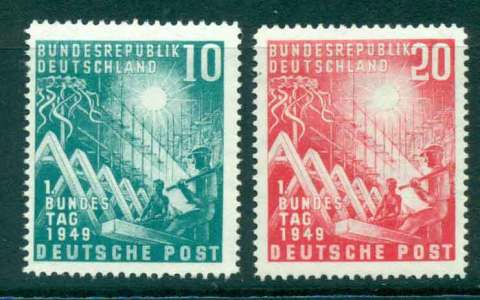 Germany-1949-Reconstruction-MLH-lot44389