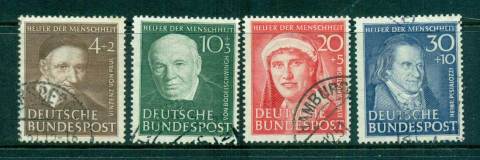 Germany-1951-Portraits-FU-lot59535