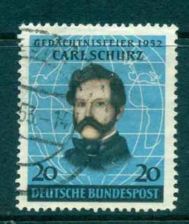 Germany-1952-Karl-Schurz-FU-lot43753