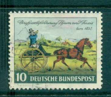 Germany-1952-Thurn-Taxis-Horse-Rider-FU-lot43755