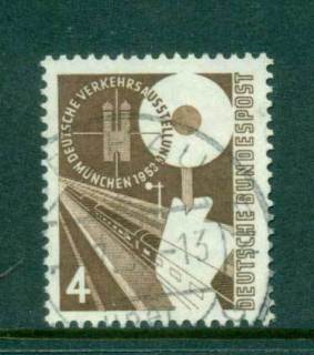 Germany-1953-4pf-Transport-Exhibition-FU-lot59563