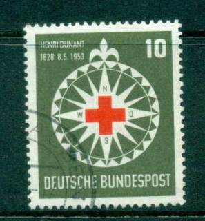 Germany-1953-Red-Cross-FU-lot59555