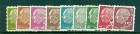 Germany-1954-60-Theodor-Heuss-Asst-MUH-lot59566