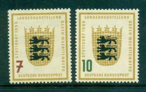 Germany-1955-Arms-of-Baden-Wurttemberg-MUH-lot59583