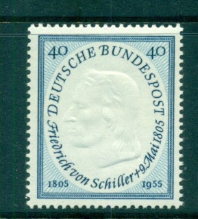 Germany-1955-Friedrich-von-Schiller-MUH-lot59579