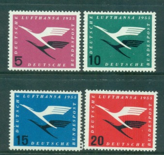 Germany-1955-Lufthansa-MUH-lot59575