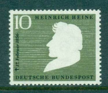 Germany-1956-Heinrich-Heine-MUH-lot59607