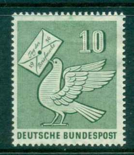 Germany-1956-Stamp-day-MLH-lot43793