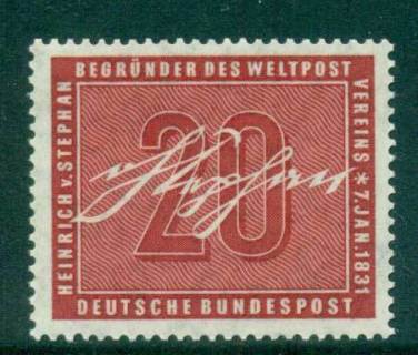 Germany-1956-UPU-Heinrich-von-Stephan-MUH-lot59603