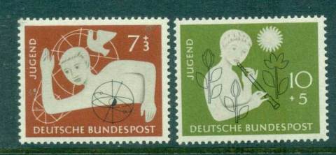 Germany-1956-Youth-Hostels-MUH-lot59615