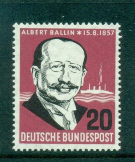 Germany-1957-Albert-Ballin-MUH-lot59707