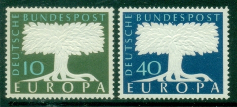 Germany-1957-EUROPA-Stamps-MUH Germany-1957-EUROPA-Stamps-MUH