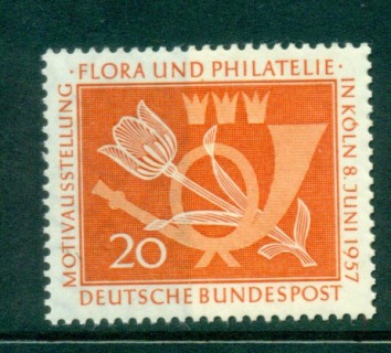 Germany-1957-Flora-fauna-Stamp-Exhibiton-MUH-lot59695