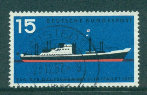 Germany-1957-Merchant-marine-day-FU-lot59700