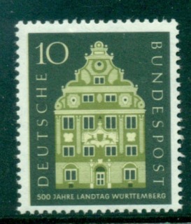 Germany-1957-Wurttemberg-Landtag-MUH-lot59719