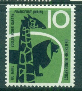 Germany-1958-Frankfort-Zoo-MUH-lot59729