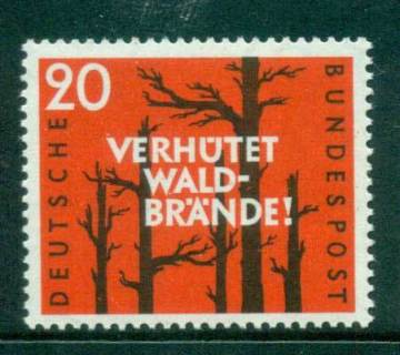 Germany-1958-Prevent-Forest-Fires-MUH-lot59725