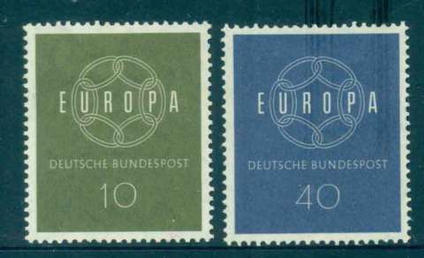 Germany-1959-Europa-MLH-lot43849